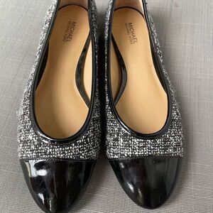 Michael Kors Tweed Ballet Flat Shoes